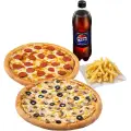 2 Büyük Boy Pizza Menü + Patates