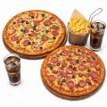 2 Büyük Boy Pizza Menü + Patates Kovası